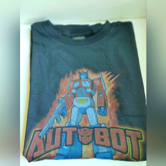 Transformers Autobot Mens T-shirt Black 1XL NWOT - Picture 2 of 6